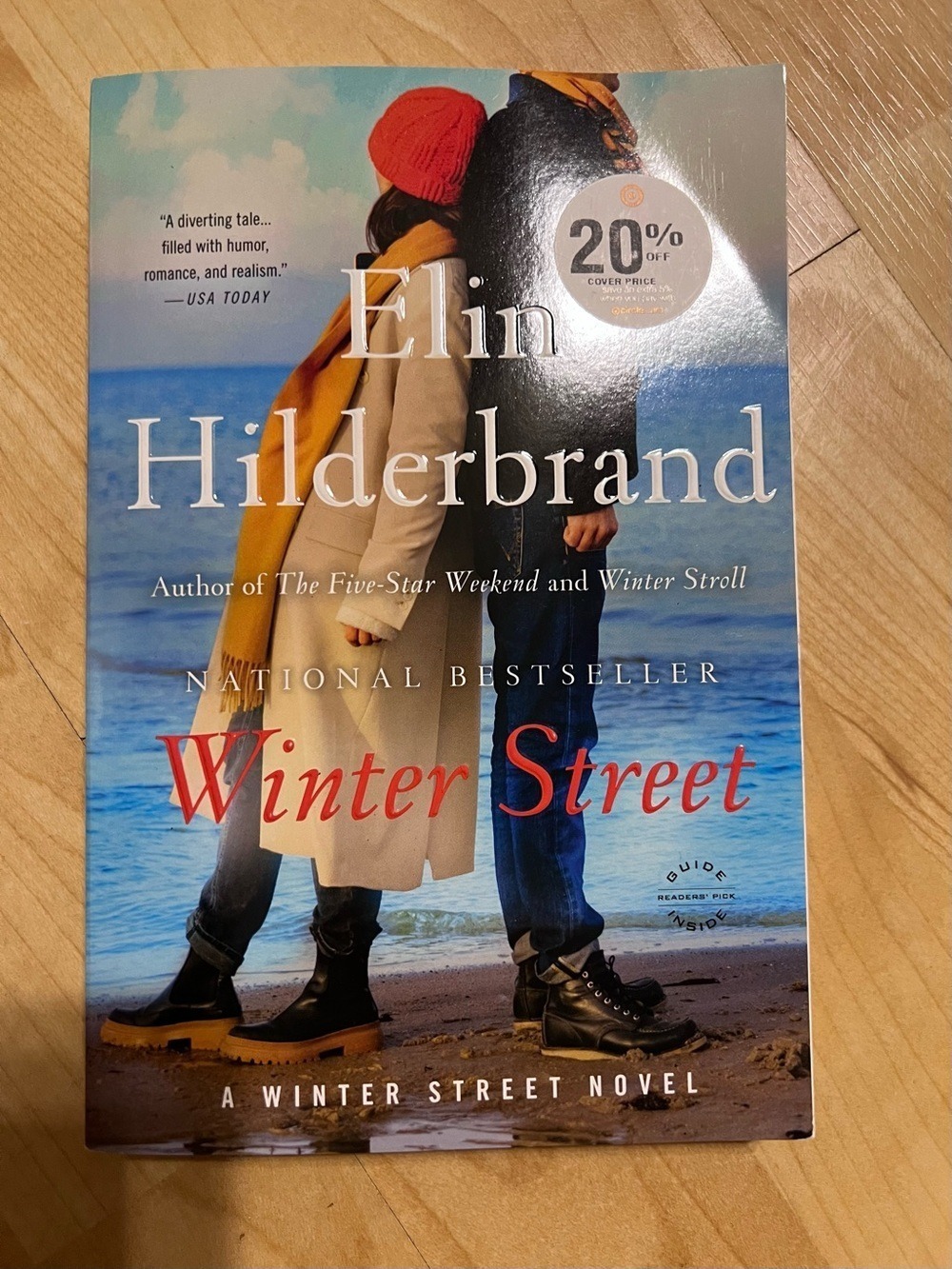 Elin Hilderbrand Winter Street Paperback - Red & Blue Cover